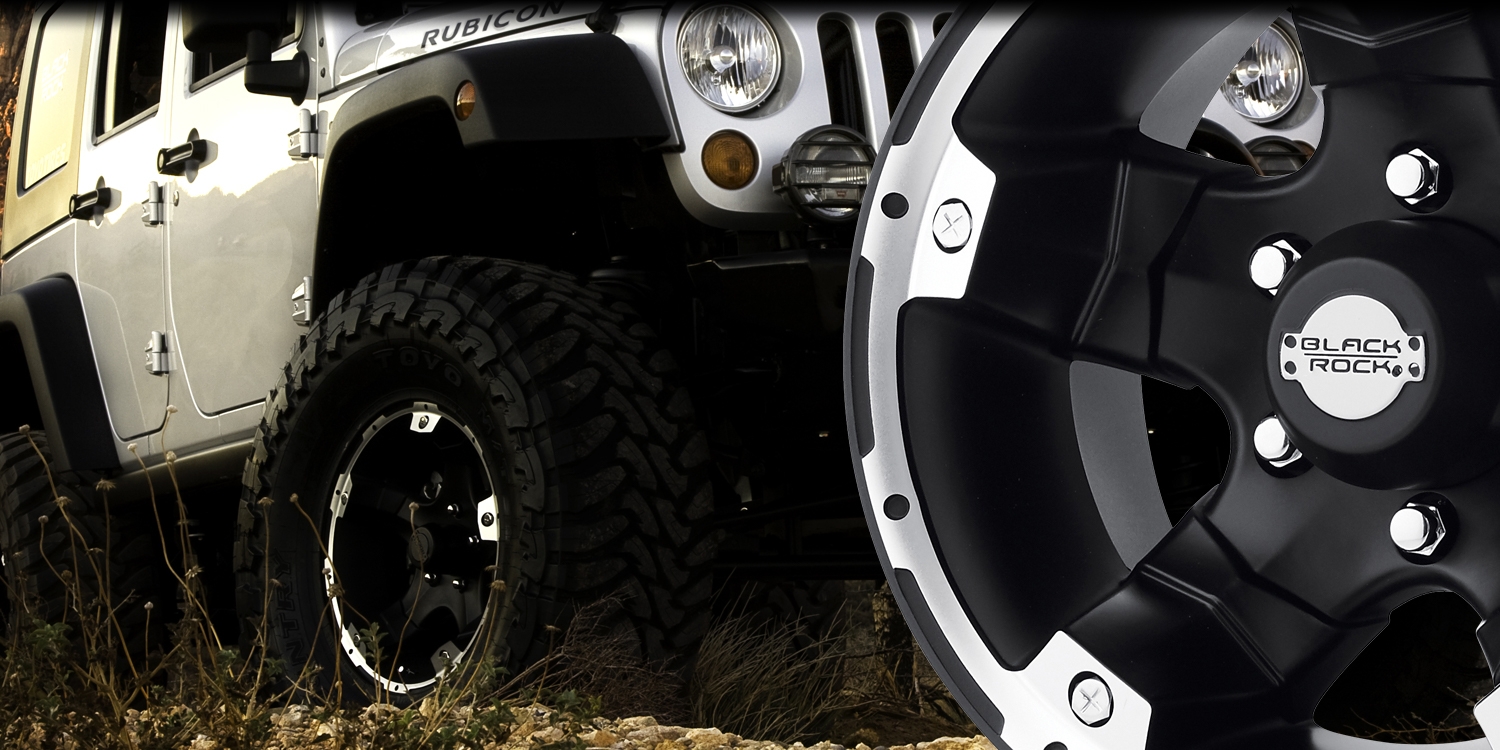 Black Rock Wheels inspired for truck, Jeep, 4×4 and off-road vehicles.