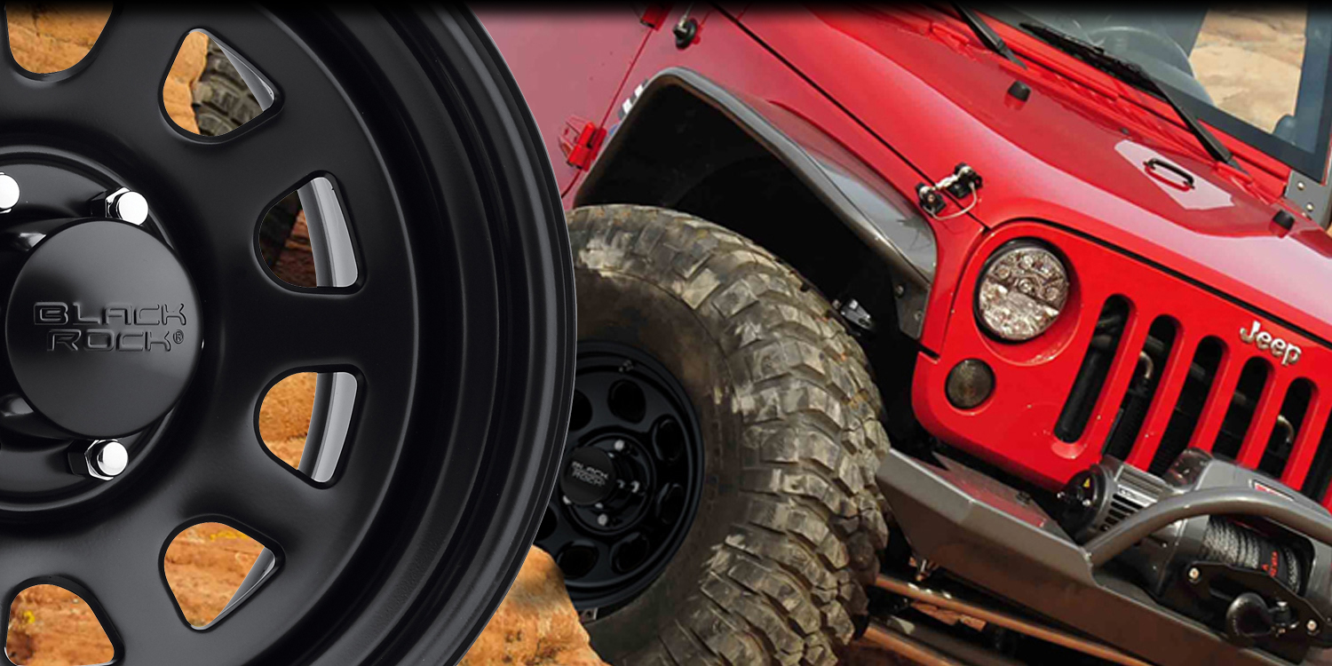 Actualizar 68+ imagen black rock rims jeep wrangler